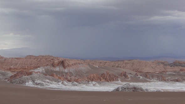 Chuva no Deserto do Atacama