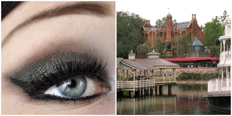 liberty square haunted mansion inspired makeup look walt disney world