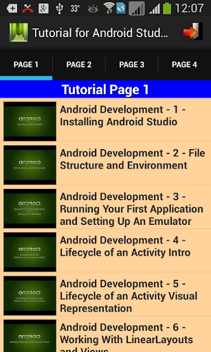 Tutorial for Android Studio