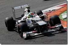 Sauber nel gran premio d'Italia 2012