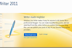 Experience the Windows Live Writer for your Blog