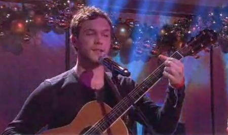 Phillip Phillips performing Gone, Gone Gone at Today Show