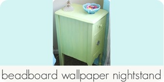 beadboard wallpaper nightstand