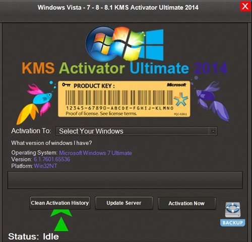 Windows Vista - 7 - 8 - 8.1 KMS Activator Ultimate 2014 2.1 FINAL