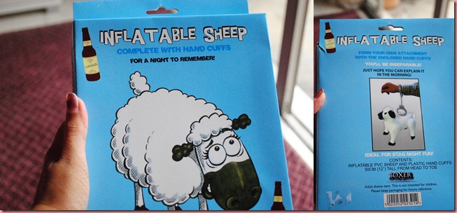 Inflatable sheep