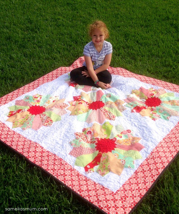 B is for Bloom Quilt by Samelia's Mum