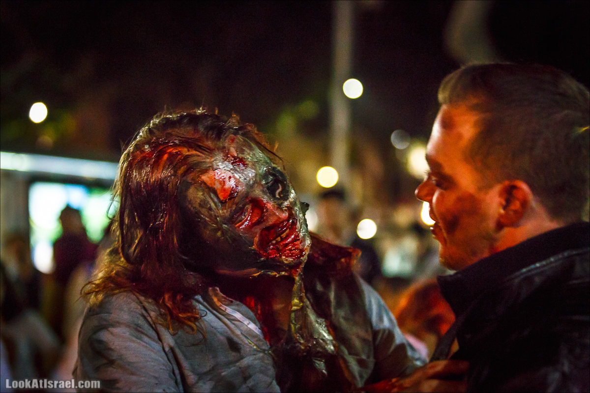 LookAtIsrael.com - Парад зомби в Тель Авиве | Zombie walk TLV, Tel Aviv 2015 |  מצעד זומבים בתל אביב, צעדת הזומבים, זומבי ווק