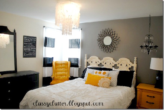 friday feature--faux capiz shell chandelier from classy clutter blog