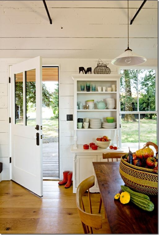 Tiny House Kitchen from Front Door by Jessica Helgerson Interior Design, photo Lincoln Barbour