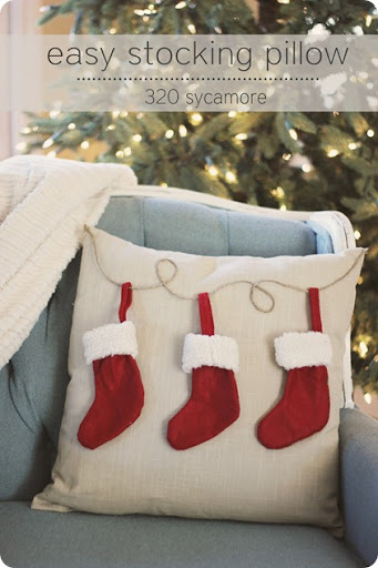 handmade christmas pillows