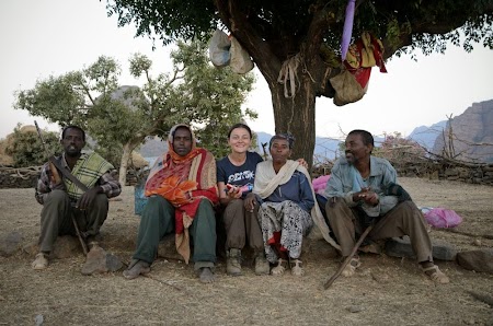 Trekking Muntii Simien - Etiopia: Ultima seara alaturi de scout, muletier si bucatareasa