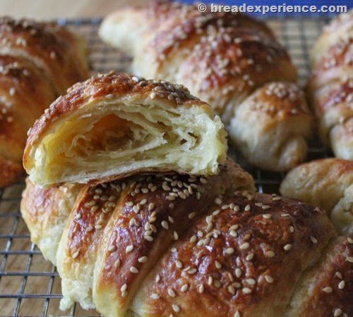 Pretzel Croissants made with KAMUT