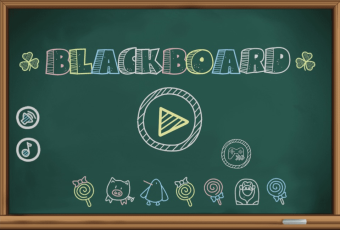 Iphone Webアプリ 黒板の上で花を集める鳥さんの目隠しゲーム Blackboard Webstjam