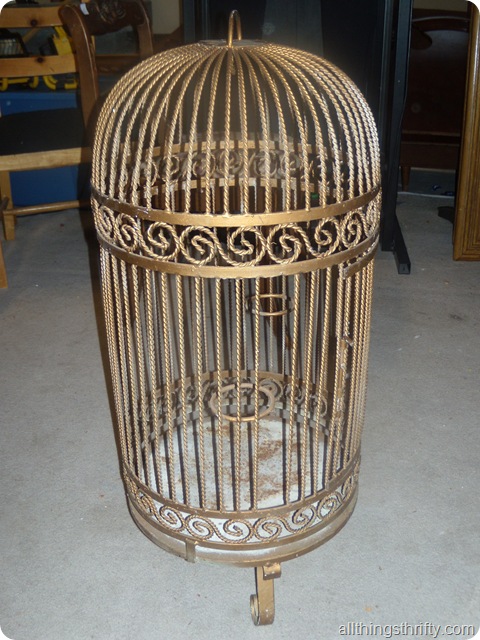Restoration Hardware Birdcage Chandelier The Thrifty Way All Birdcage Chandelier 001
