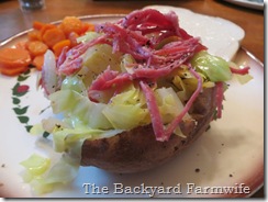 Irish baked potato - The Backyard Farmwife