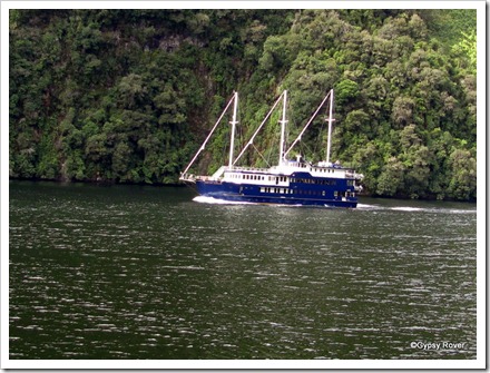 This is the overnight cruise ship in Doubtful Sound where you spent 24hrs in the Fiordland wilds.