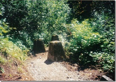 Water Tower Footings at Wellington on the Iron Goat Trail in 2000