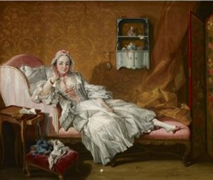 boucher lady in bed