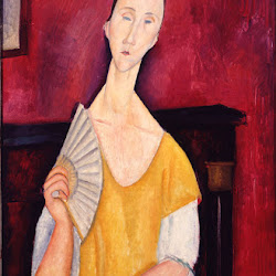 Modigliani, Woman & fan.jpg