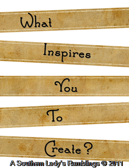 What inspires you to create