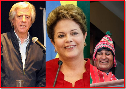 Tabare - Dilma - Evo