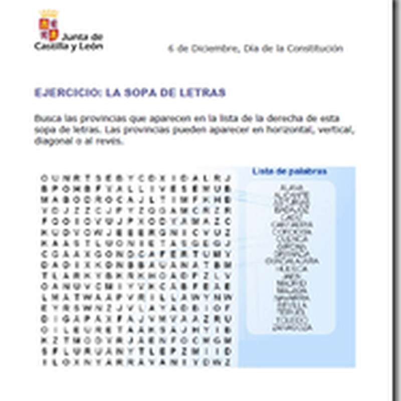 Día de la constitución española recursos didácticos