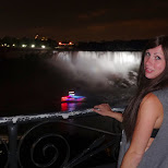 Niagara Falls by night in Niagara Falls, United States 