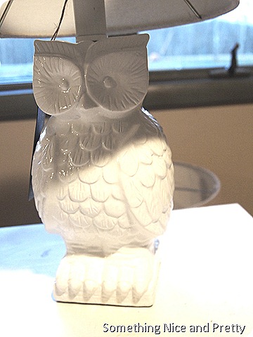 Owl lamp and basket 008