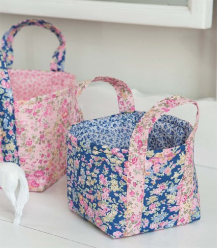 Sew Pretty  for Little Girls book fabric baskets