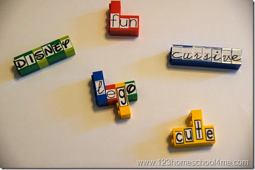 Hands on Spelling Practice with Lego (perfect for fun homeschool spelling tests too) Hands on Spelling Practice with Lego (perfect for fun homeschool spelling tests too)