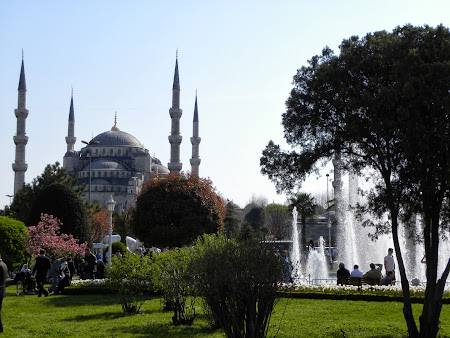 Obiective turistice Istanbul: Sultanahmet - Moscheea Albastra