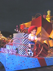 Disney trip parade Jessie toy story