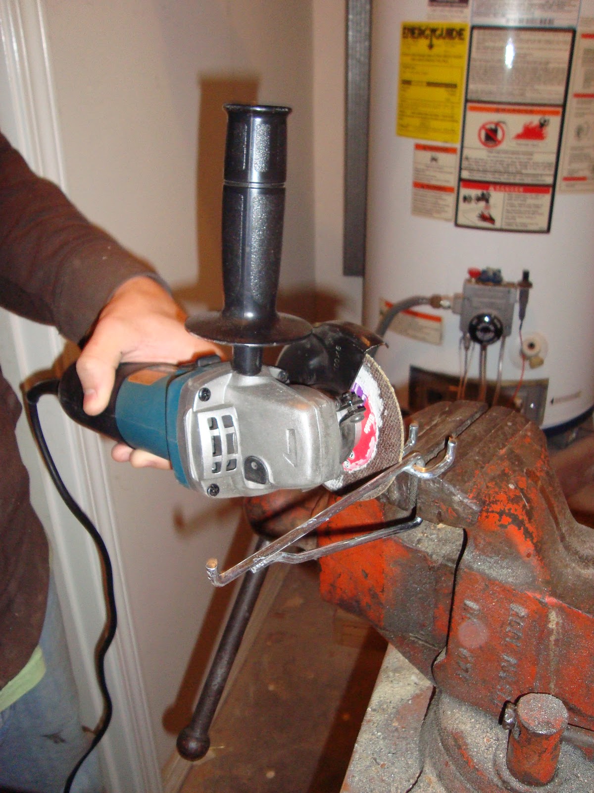 Brotherwood Weekend Quickie Project Sandpaper Hole Punch, or....Newly Invented Torture Device!