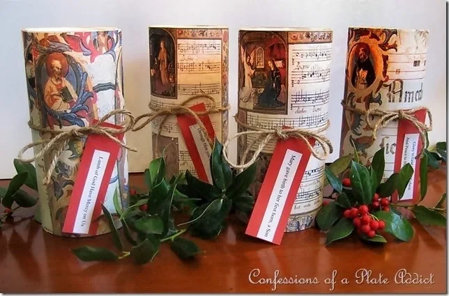CONFESSIONS OF A PLATE ADDICT Wiateria Inspired Christmas Candles