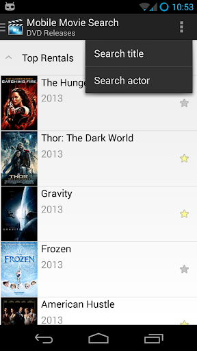 Mobile Movie Search