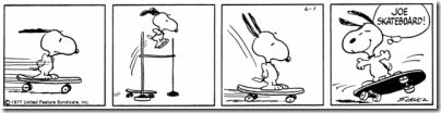 1977-06-01 - Snoopy as Joe Skateboard
