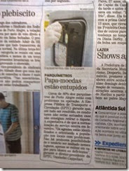Papa-moedas estão entupidos - www.rsnoticias.net