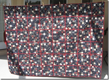 finished Japanese quilt