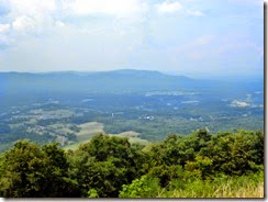 View from an overlook on Skyline Drive