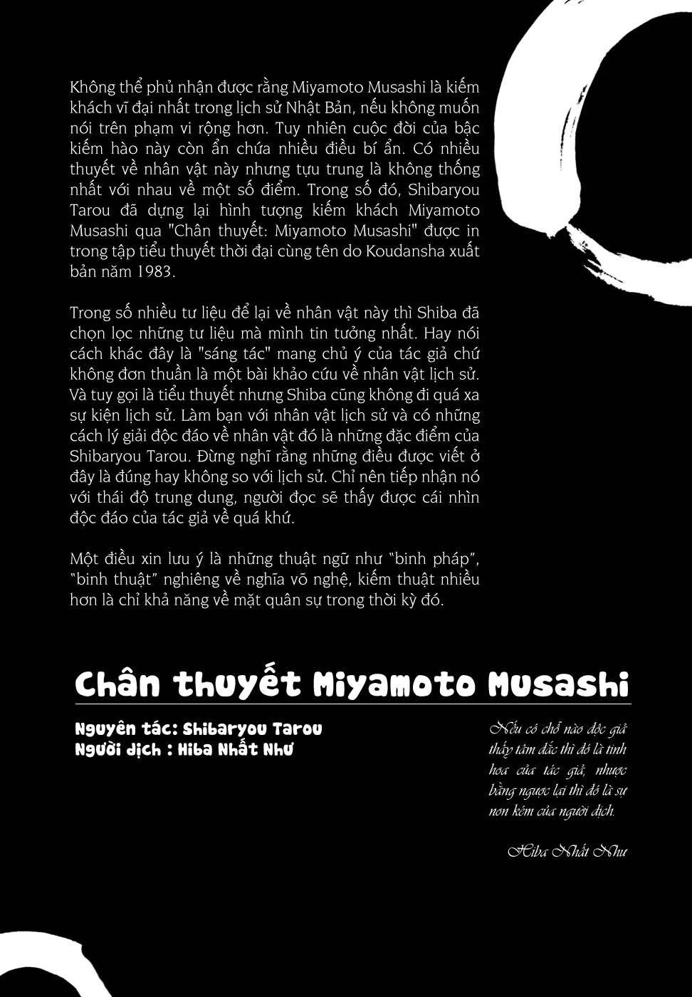 [Ebook] Chân thuyết Miyamoto Musashi