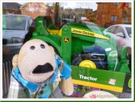 John Derre toy tractor