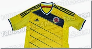 camiseta seleccion colombia brasil 2014
