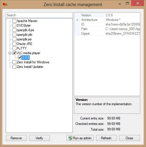 zero-install-cache-management