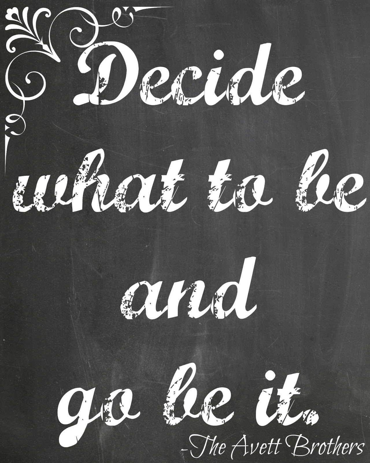 just me.: Chalkboard Printables!
