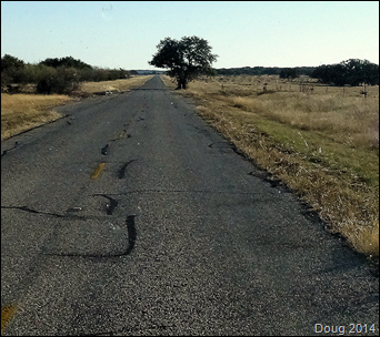 Highway 190 into Sonora, TX.