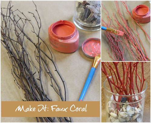 How to make faux coral