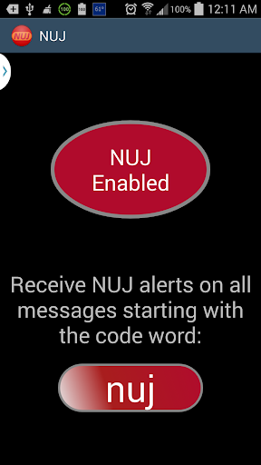 NUJ - Text Message SMS Alert