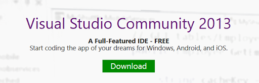 visual studio 2013 community free download