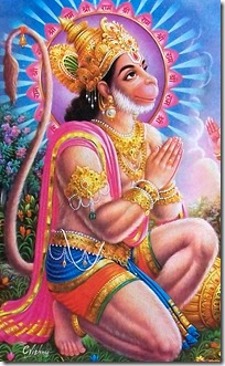 Hanuman worshiping