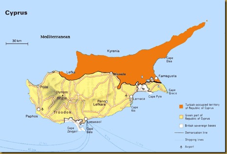 divided cyprus